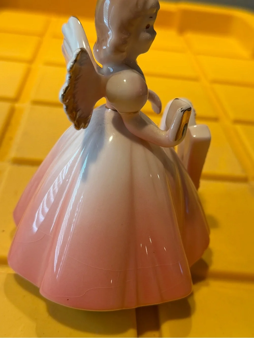vintage 10-year-old birthday figurine by Josef Originals Birthday Cake Topper